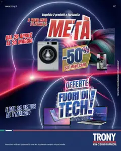 Anteprima del volantino Trony volantino Calabria valido a partire dal 28.04.2026