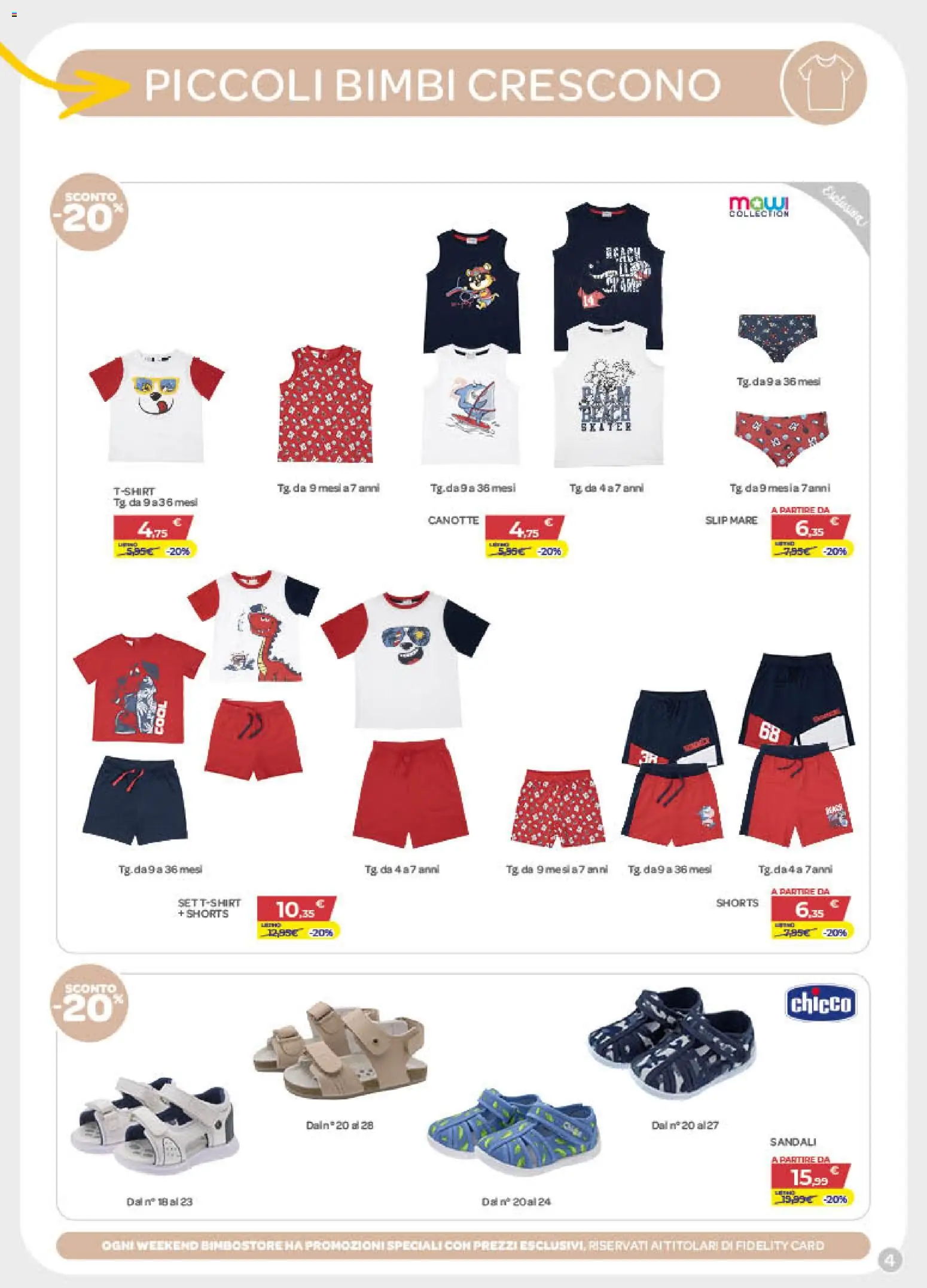 Volantino Bimbo store del 30.04.2026 | Pagina: 4