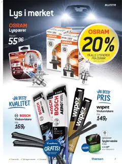 Forhåndsvisning av THANSEN kundeavis gyldig fra 24.04.2026 | Side: 7 | Produkter: Підвіконня, Lys