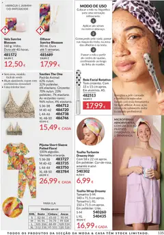 Pré-visualização Difusor Sunrise Blossom, 80 ml. Dura até 5 semanas. válido de 01.04.2026 | Página: 135