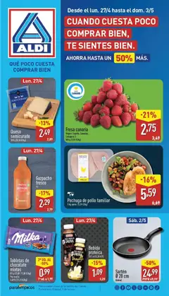 Vista previa Aldi folleto Canarias válido desde el 27.04.2026