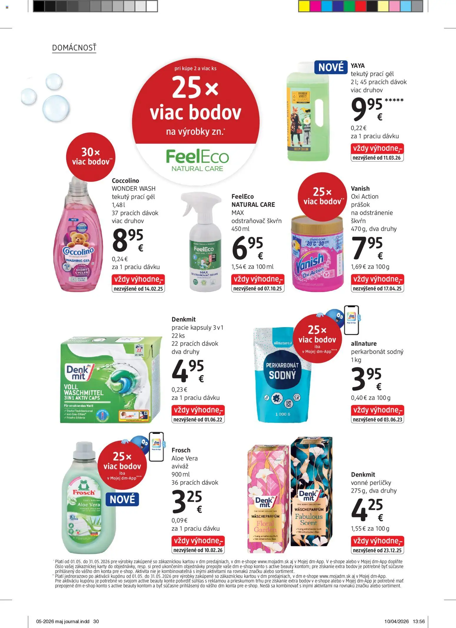 Nové dm drogerie akcie – leták je platný od 01.05.2026 | Strana: 30