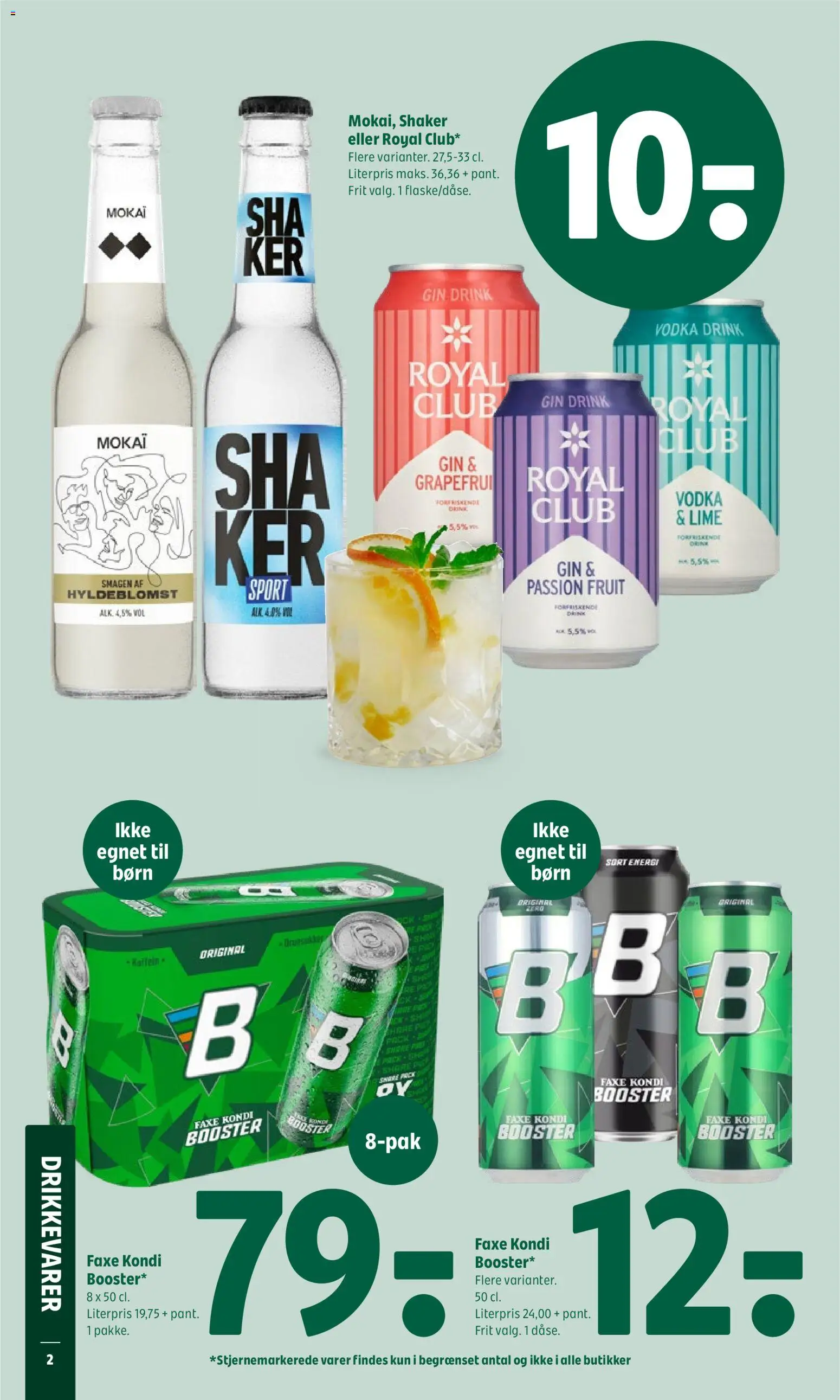 Coop 365 tilbudsavis – gyldig fra 30.04.2026 | Side: 20 | Produkter: Gin, Vodka, Lime, Faxe Kondi