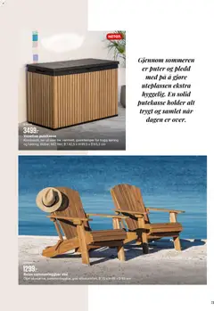 Forhåndsvisning av Europris Sommerkatalogen 2026 gyldig fra 24.03.2026 | Side: 23 | Produkter: Pledd, Stol