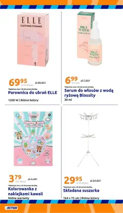 Pogląd oferty "Action gazetka" - ważna od 29.04.2026 | Strona: 28 | Produkty: Suszarka, Parownica, Woda