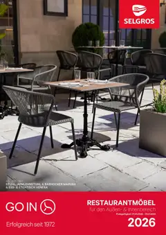 Selgros Restaurantmöbel ab 01.03.2026 gültig