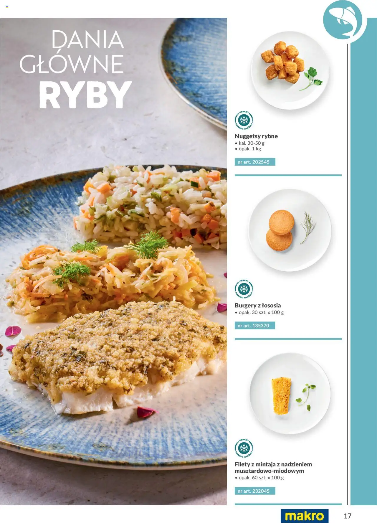 Makro Gazetka - Katalog produktów convenience Smart Chef od 29.05.2025 | Strona: 17 | Produkty: Nuggets, Ryby