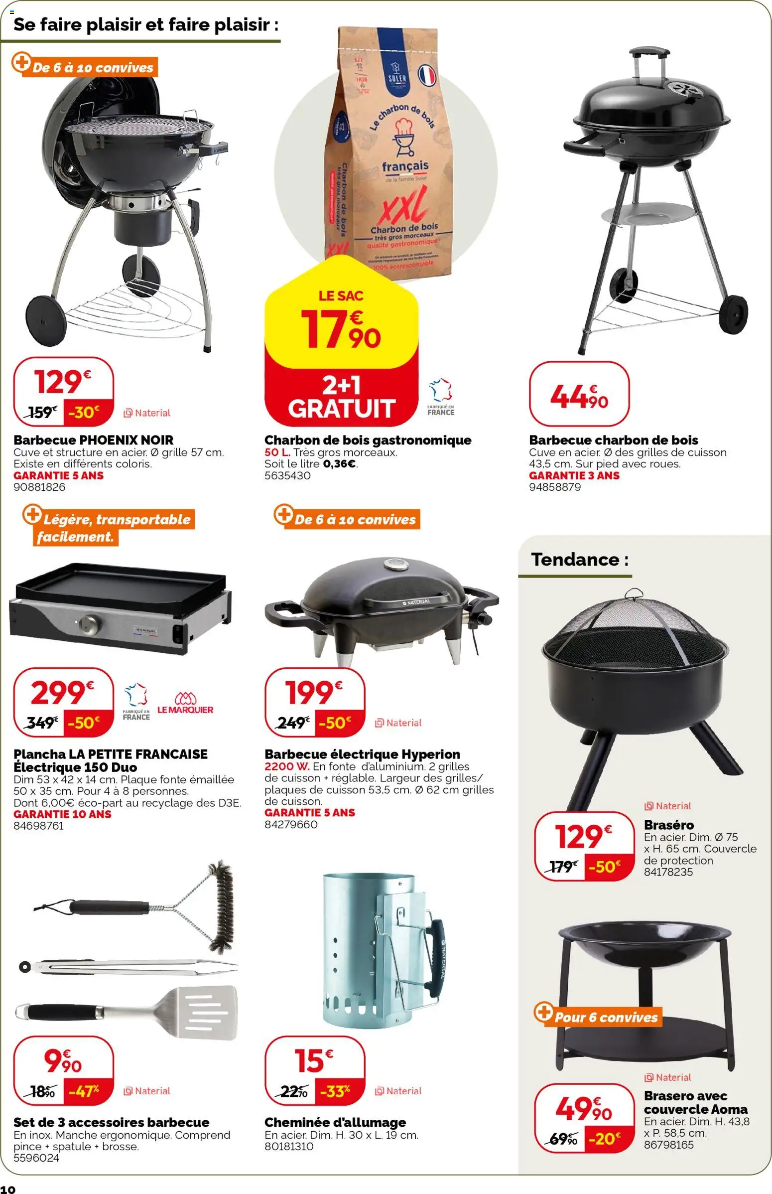 {H1} | Page: 10 | Produits: Plancha, Charbon De Bois, Barbecue, Spatule