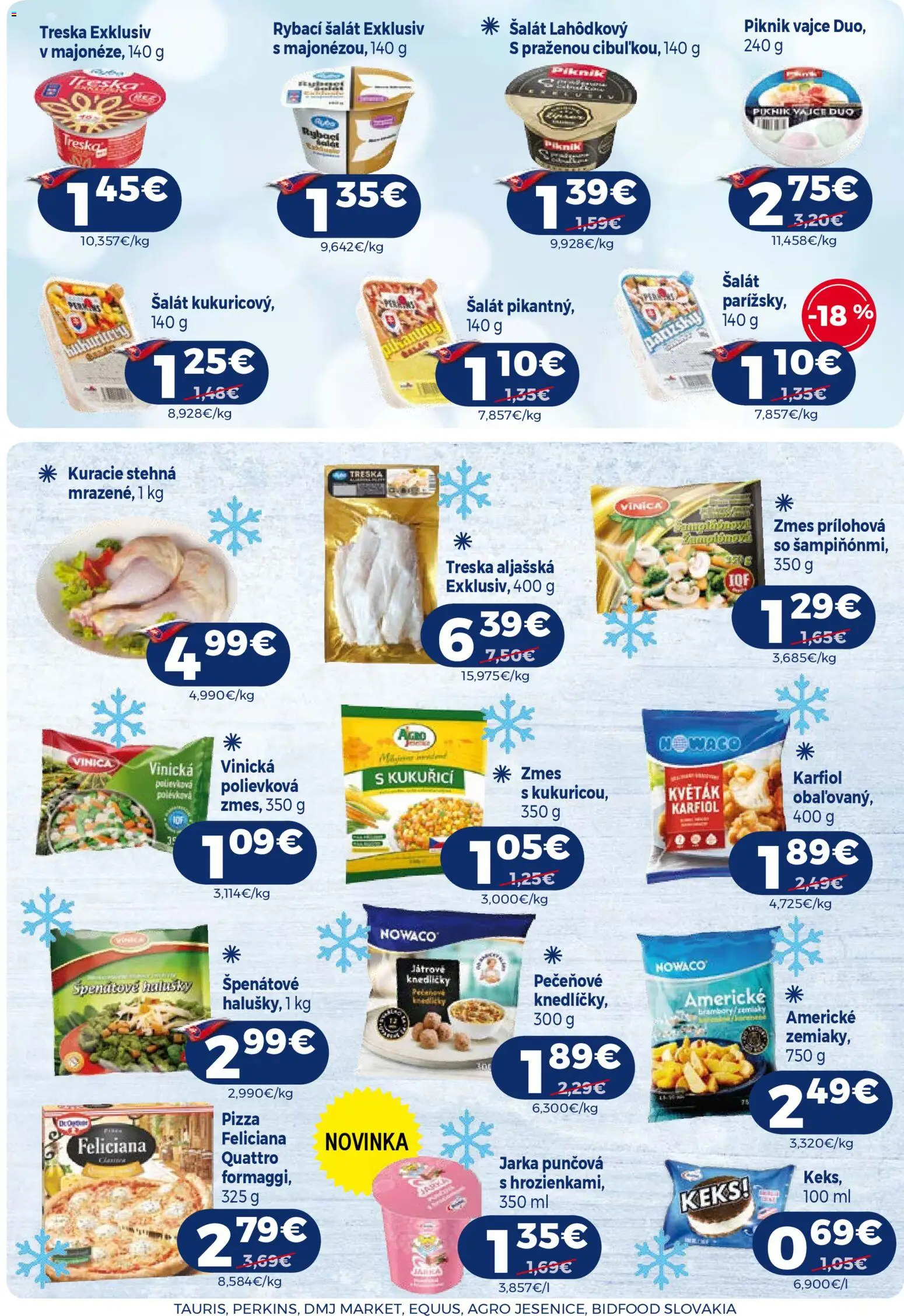 Nové Milk Agro akcie – leták je platný od 29.04.2026 | Strana: 6 | Produkty: Pizza, Karfiol, Kuracie stehná, Treska