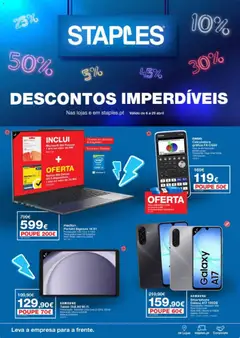 Pré-visualização Staples Descontos Imperdíveis Abril 2026 válido de 06.04.2026