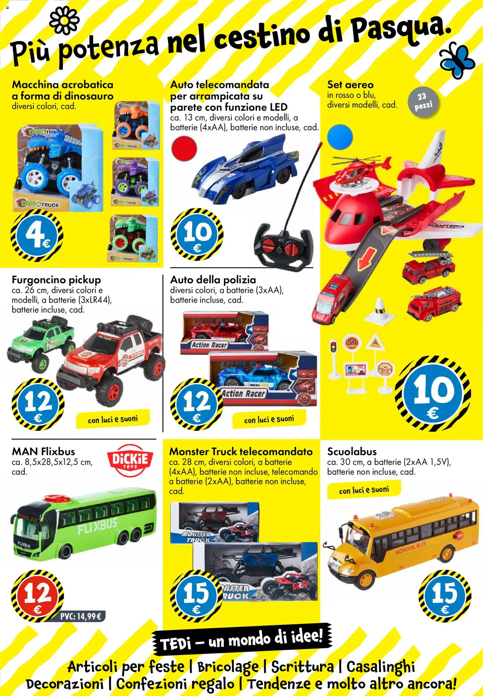 Volantino TEDi del 06.03.2026 | Pagina: 16 | Prodotti: Telecomando, Cestino, Batterie, Decorazioni