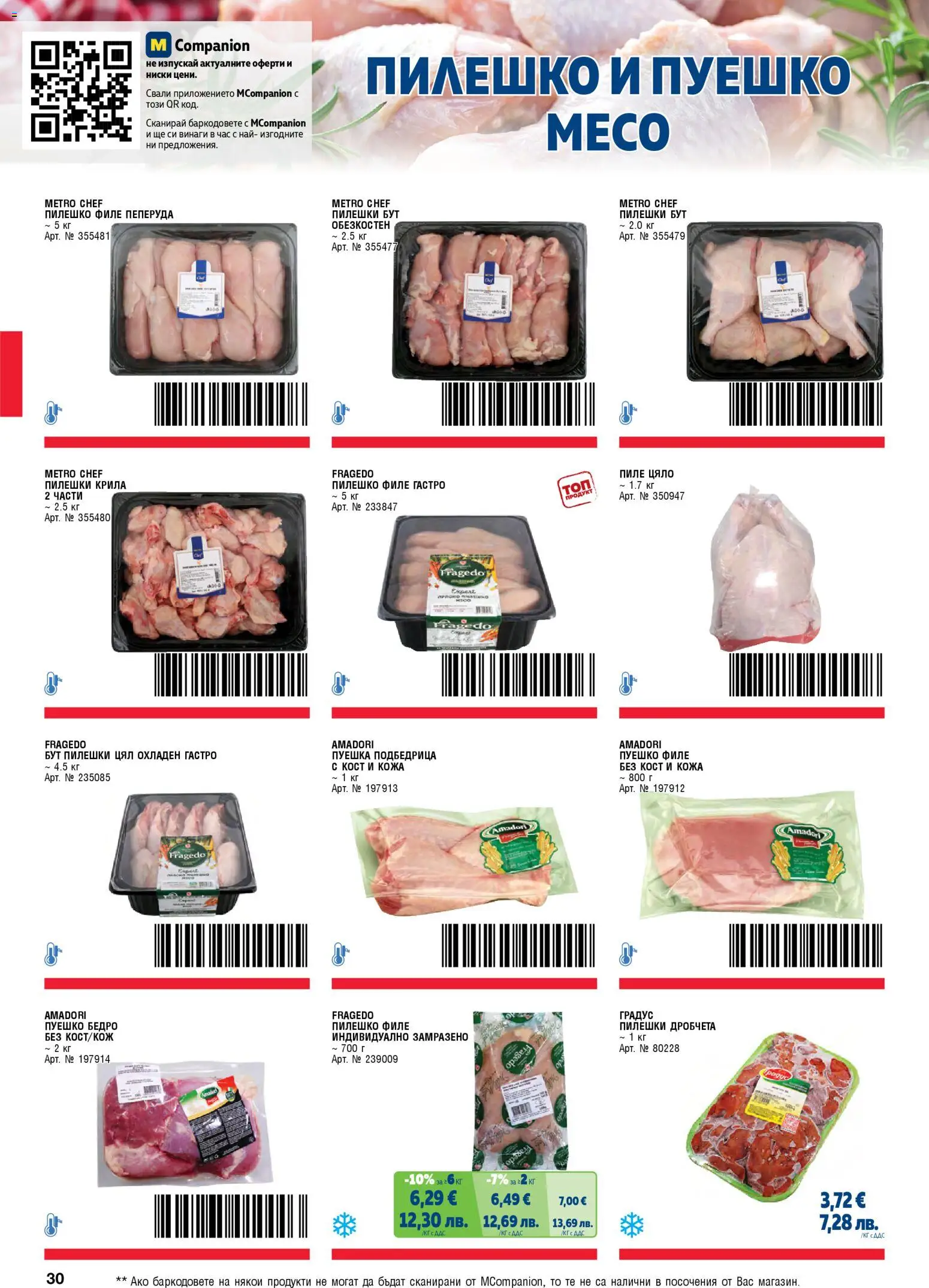 {H1} | Страница: 30 | Продукти: Пиле, Пуешко, Филе, Пилешко