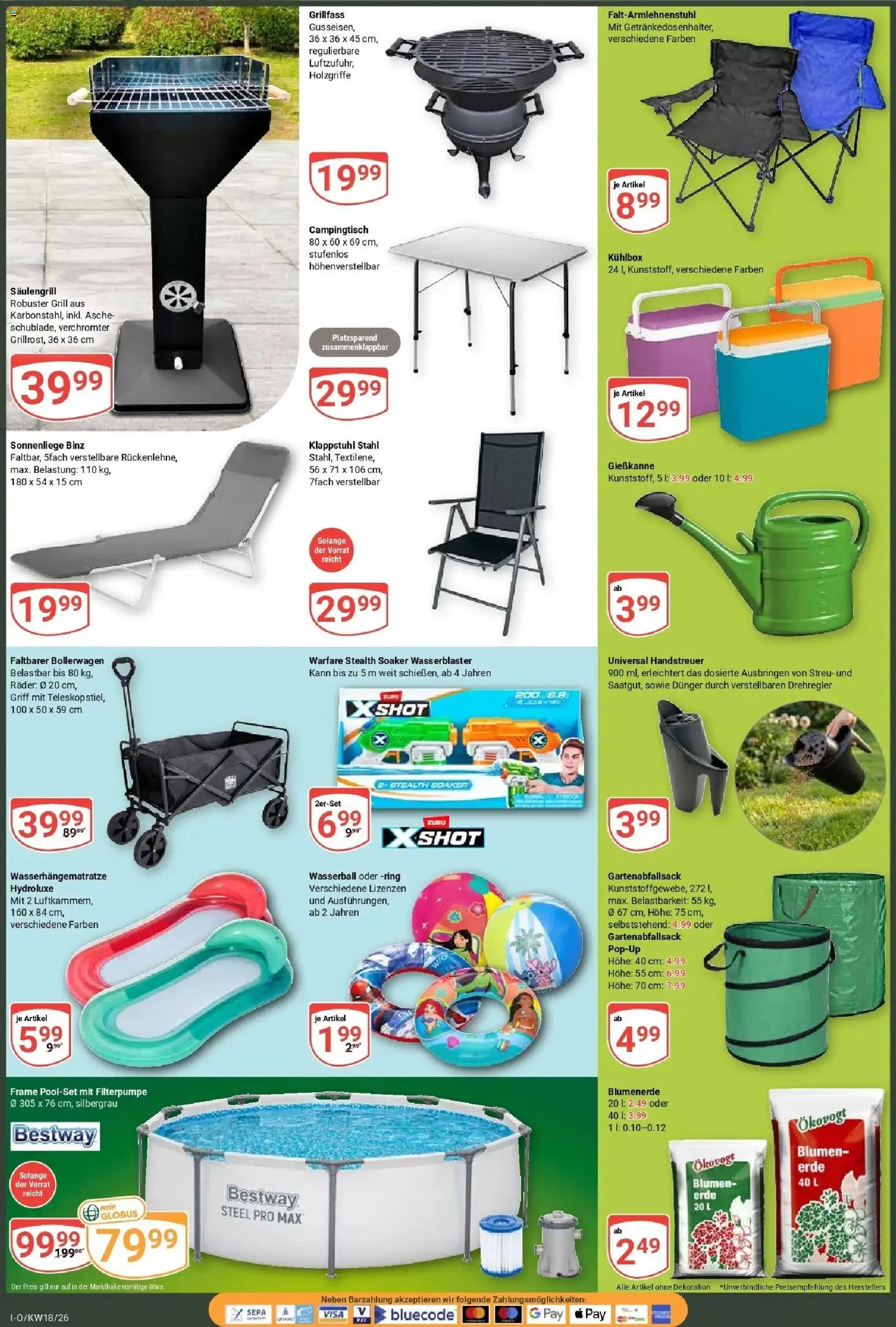 Globus Prospekt Idar-Oberstein	 – gültig ab 27.04.2026 | Seite: 6 | Produkte: Grill, Blumen, Blumenerde