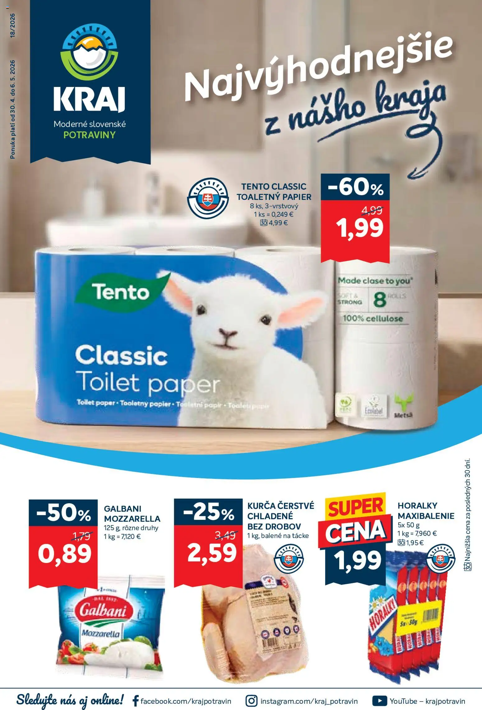 Nové Kraj akcie – leták je platný od 30.04.2026 | Strana: 1