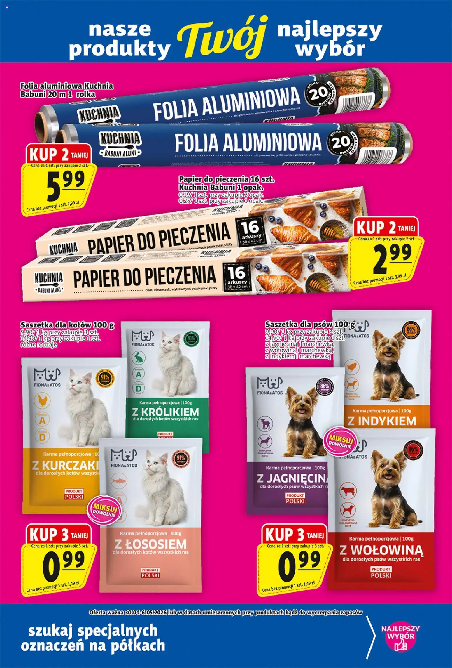 Prim Market gazetka od 30.04.2026 | Strona: 19 | Produkty: Papier do pieczenia, Jagnięcina, Wołowina, Marchewka