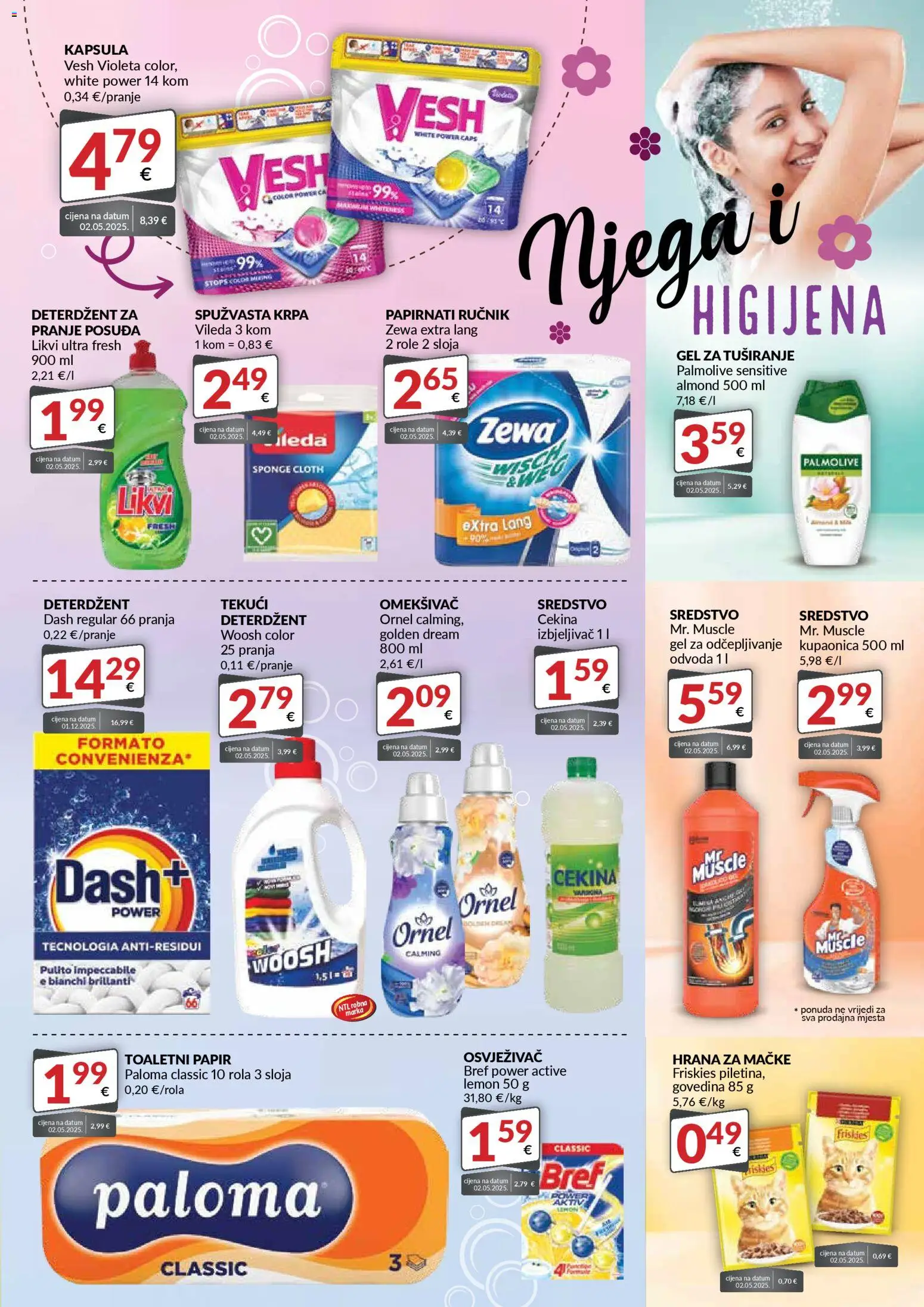 Bakmaz katalog | vrijedi od 11.03.2026 | Stranica: 7 | Proizvodi: Kupaonica, Omekšivač, Ručnik, Dash
