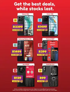 Shoprite specials catalogue – valid from 20.04.2026 | Page: 4 | Products: Sim, Smartphone, Camera, Radio