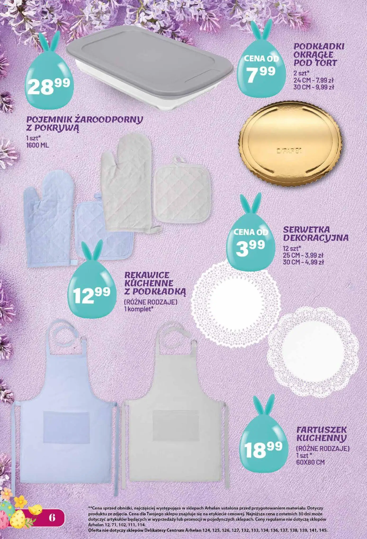 Arhelan gazetka - Wielkanoc od 13.03.2026 | Strona: 6 | Produkty: Delikatesy, Tort