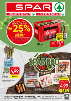 Spar Flugblatt - Vorarlberg ab 30.04.2026 gültig