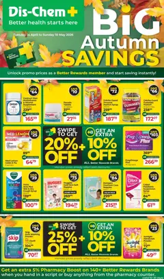 Dis-Chem specials catalogue – valid from 14.04.2026