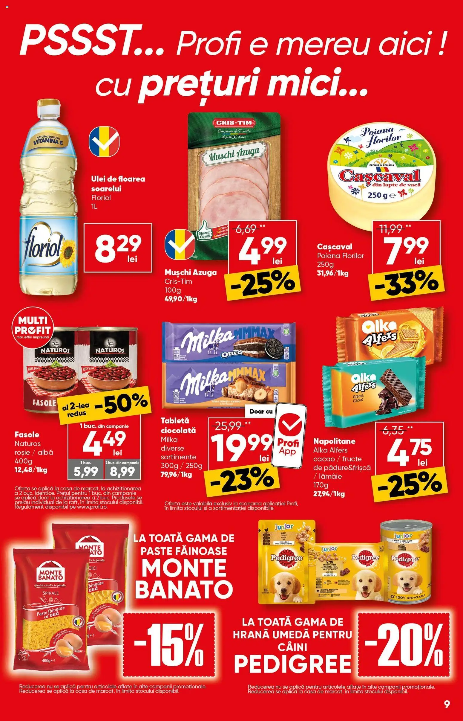 Noul catalog Profi – valabil de la 04.03.2026 | Pagină: 9 | Produse: Tabletă, Mici, Alune, Lămâie