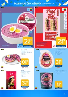 MAXIMA leidinys galioja nuo 21.04.2026 | Puslapis: 9 | Prekių: Varškės sūris, Sumuštinis, Sūris, Šokoladas
