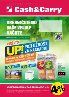 Mercator katalog akcije – veljaven od 01.04.2026 | Stran: 1 | Izdelki: Tv, Kos, Ledomat, Led tv