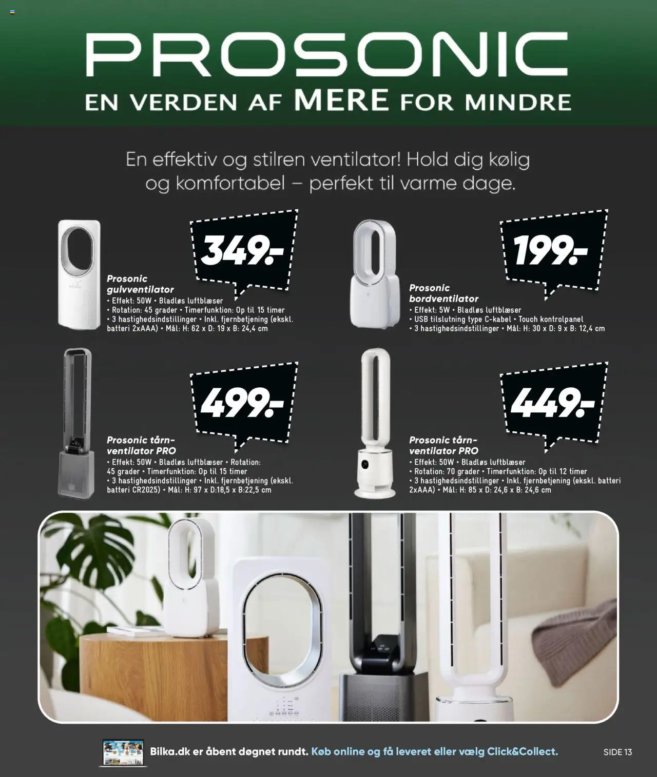 Bilka tilbudsavis – gyldig fra 02.05.2025 | Side: 13 | Produkter: USB, Ventilator, Batteri