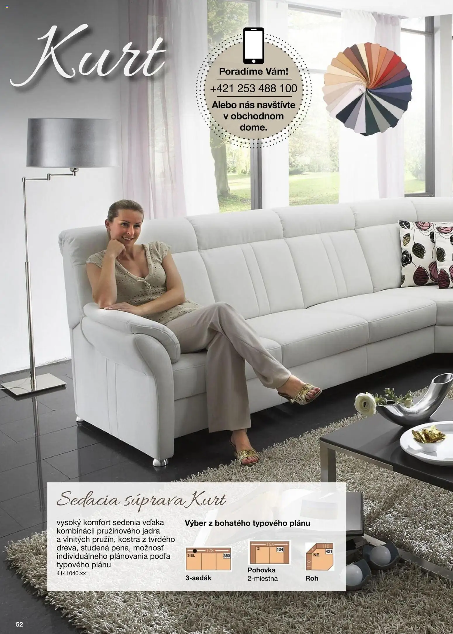 Nové Sconto nábytok akcie – leták je platný od 15.12.2025 | Strana: 52 | Produkty: Sedacia súprava, Pohovka