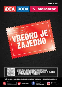 Idea katalog Vredno je zajedno - pregled Idea kataloga - važi od 16.04.2026