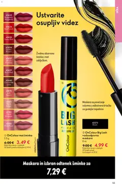 Oriflame katalog akcije – veljaven od 22.04.2026 | Stran: 55 | Izdelki: Licila, Maskara