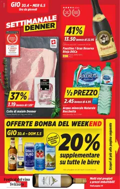 Denner aktionen IT ab 30.04.2026 gültig