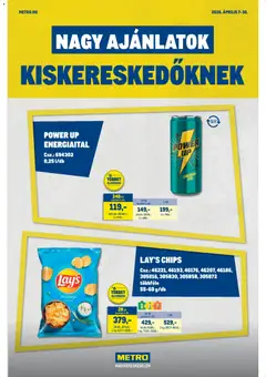 Metro Nagy Ajánlatok Kiskereskedőknek 2026/04 - amely érvényes a következő dátumtól: 07.04.2026
