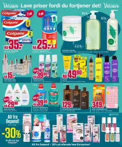 Forhåndsvisning av Europris kundeavis gyldig fra 27.04.2026 | Side: 4 | Produkter: Tannkrem, Tannbørste, Munnskyll, Barberblad