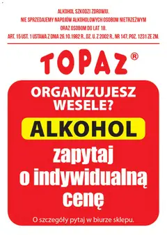 Pogląd oferty "Topaz gazetka alkoholowa" - ważna od 01.05.2026 | Strona: 2