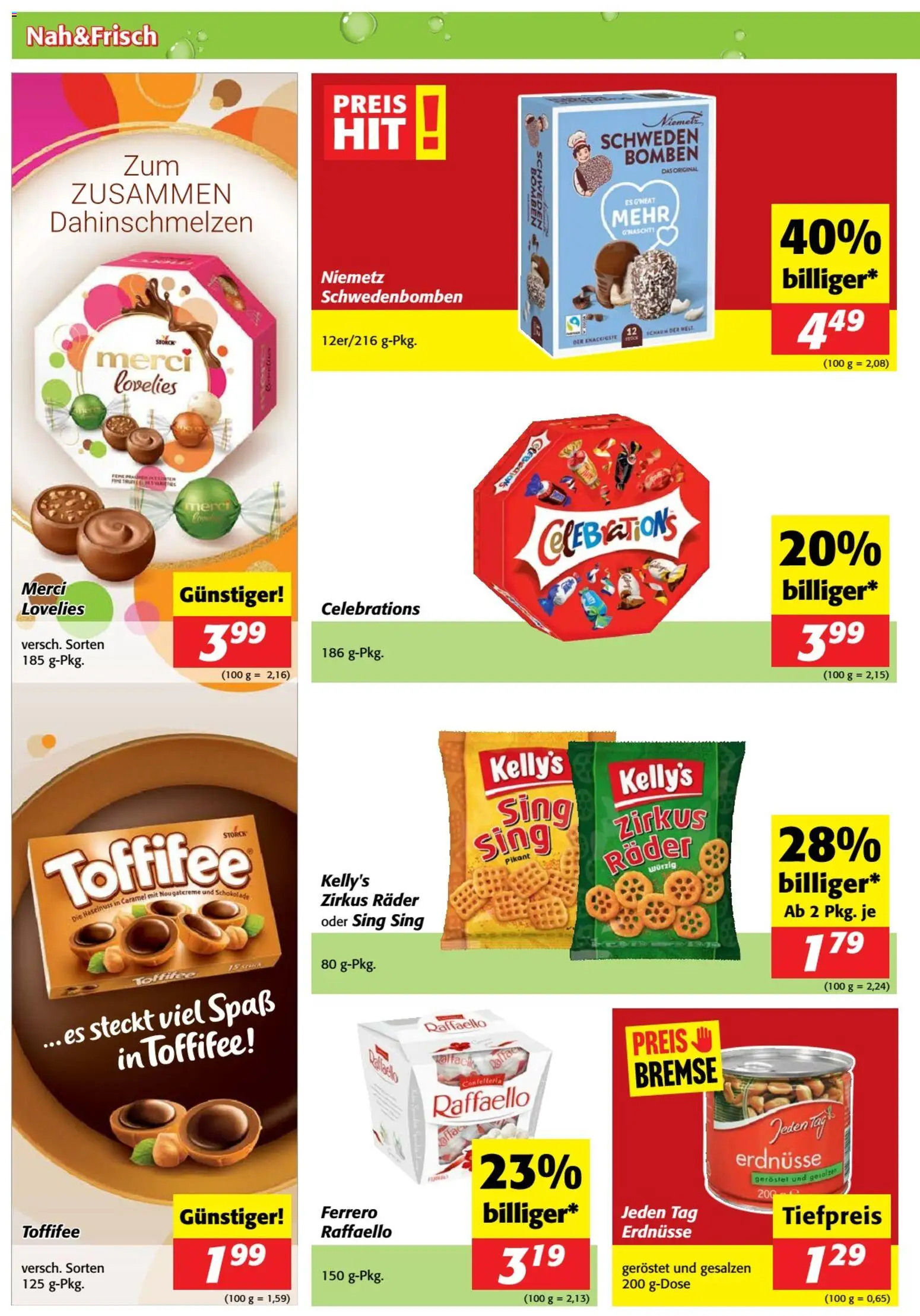 Nah und Frisch Flugblatt gültig ab 06.05.2026 | Seite: 3 | Produkte: Папионка, Schokolade