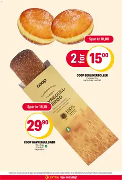Forhåndsvisning av Coop Extra kundeavis gyldig fra 27.04.2026 | Side: 32 | Produkter: Brød, Суміш дитяча