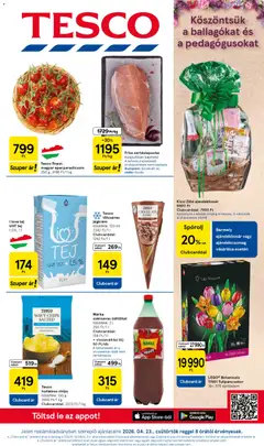 Tesco aktuális akciós újság - amely érvényes a következő dátumtól: 23.04.2026
