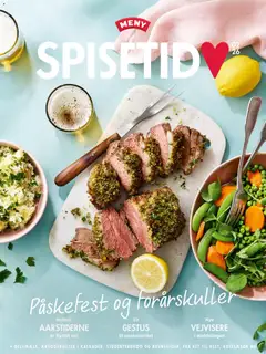 Meny - Spisetid gyldig fra 20.03.2026