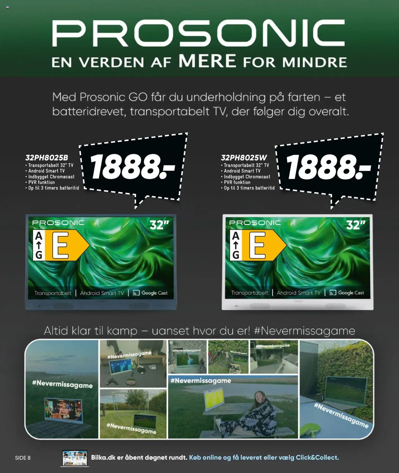 Bilka tilbudsavis – gyldig fra 02.05.2025 | Side: 8 | Produkter: Smart TV, TV