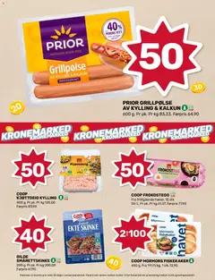 Forhåndsvisning av Coop Marked kundeavis gyldig fra 27.04.2026 | Side: 2 | Produkter: Skinke, Шурупи, Kjøttdeig, Суміш дитяча