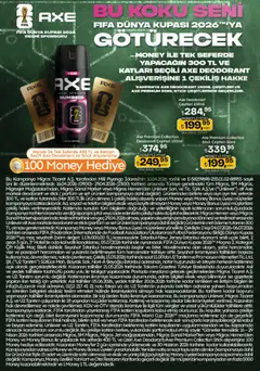 16.04.2026 tarihinden itibaren geçerli olan Migros kataloğu önizlemesi | Sayfa: 105 | Ürünler: Deodorant, Koku, Telefon, Saat