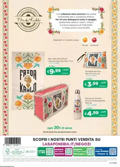 Anteprima del volantino La Saponeria volantino valido a partire dal 29.04.2026 | Pagina: 16 | Prodotti: Mango, Lampone, Borsa, Borraccia