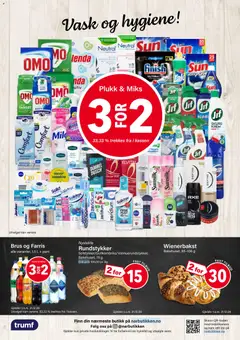 Forhåndsvisning av Nærbutikken kundeavis gyldig fra 01.04.2026 | Side: 4 | Produkter: Krem, Brus, Vask, Grønnsåpe