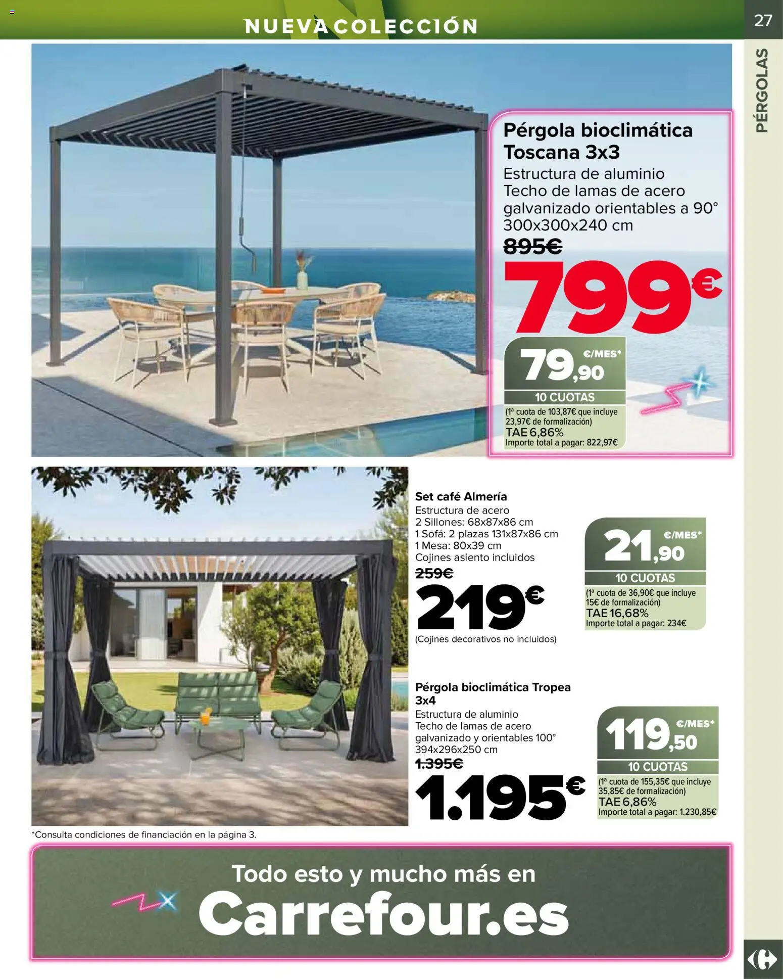 Carrefour Jardin │ válido desde el 13.03.2026 | Página: 27 | Productos: Café, Sofá, Mesa
