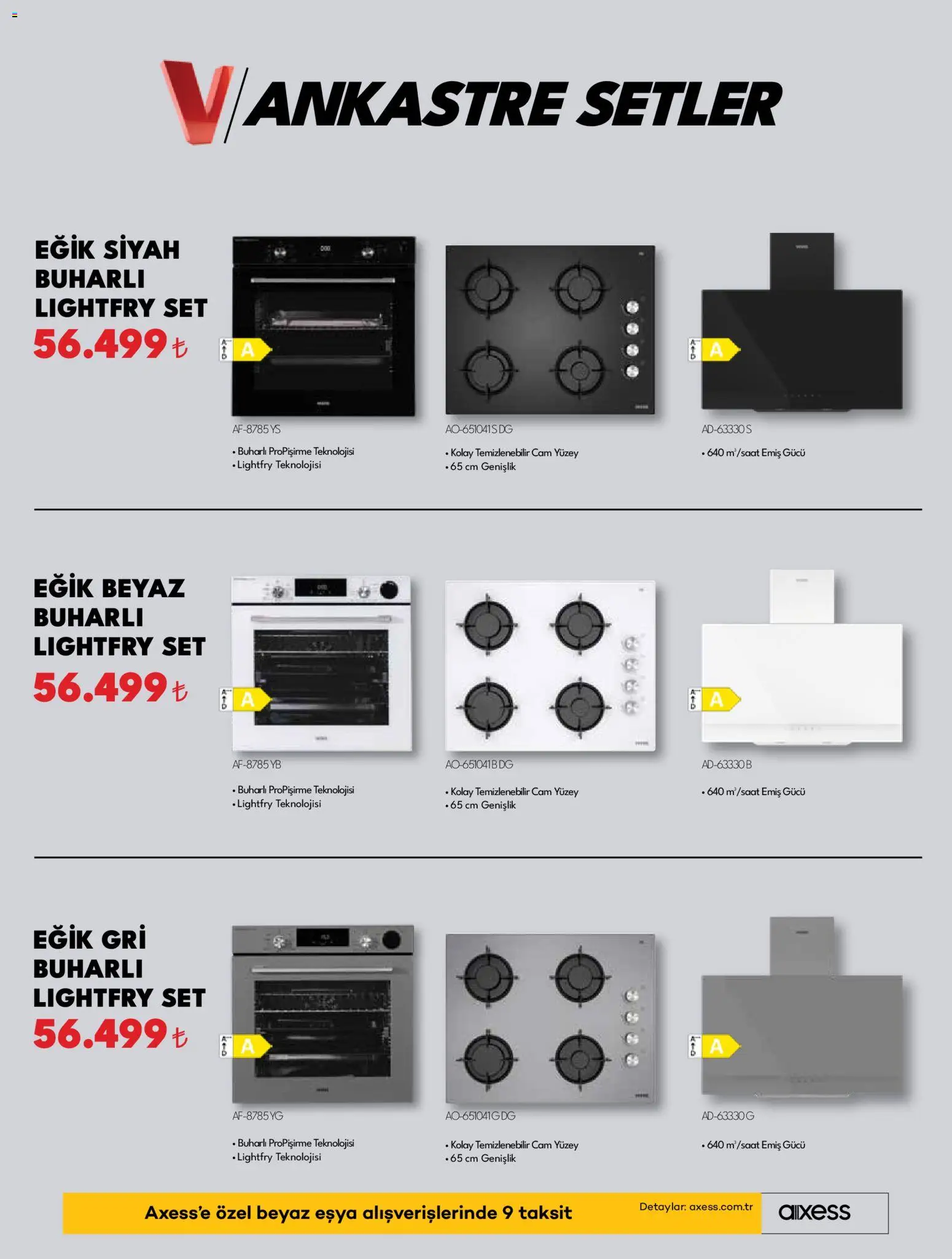 Vestel - Ankastre Ürünler - 01.03.2026 tarihinden itibaren geçerlidir | Sayfa: 11