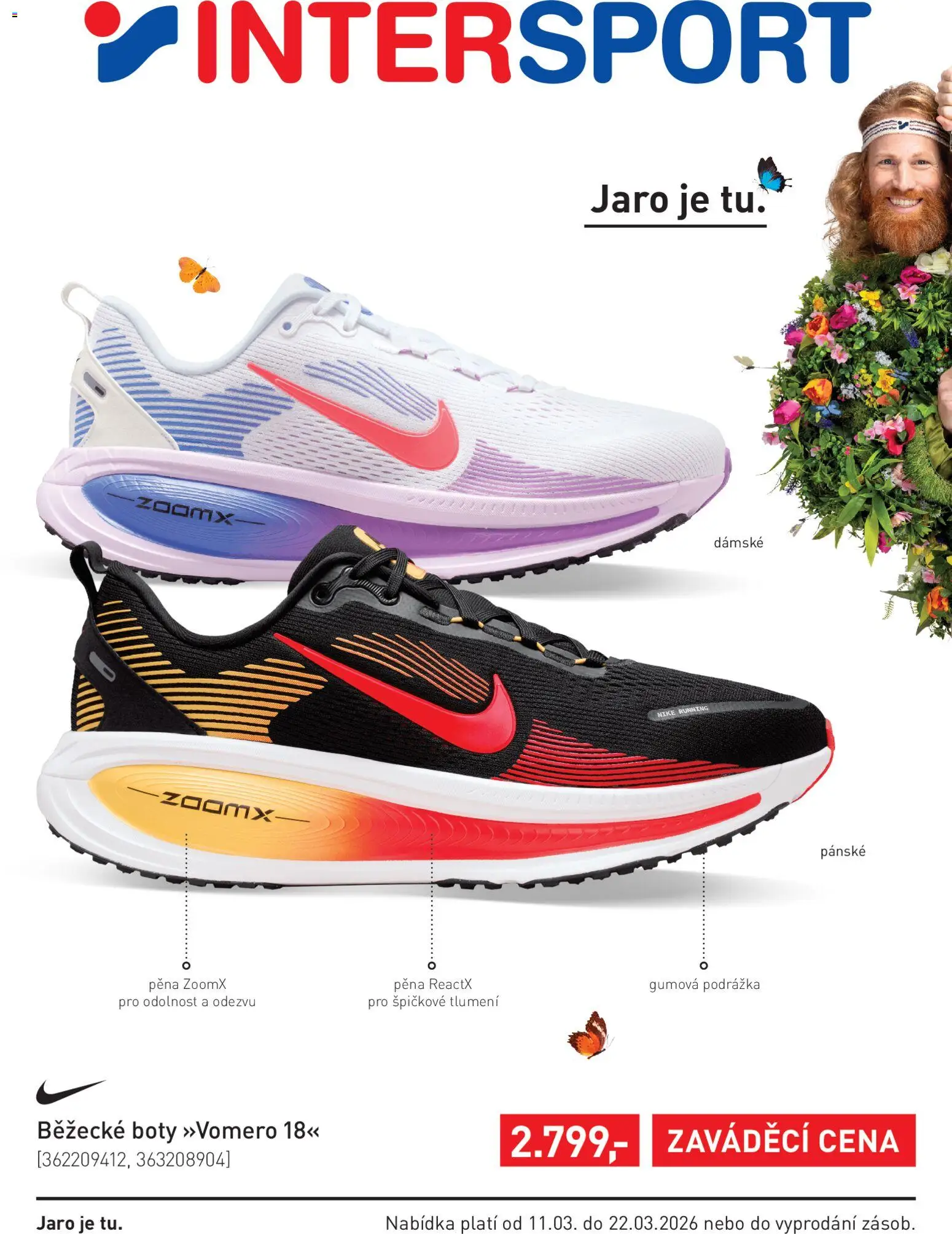 Intersport leták od 11.03.2026 | Strana: 1 | Produkty: Boty