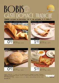 Tommy - Bobis Super ponuda - Pregled kataloga iz trgovine Tommy, vrijedi od 30.04.2026