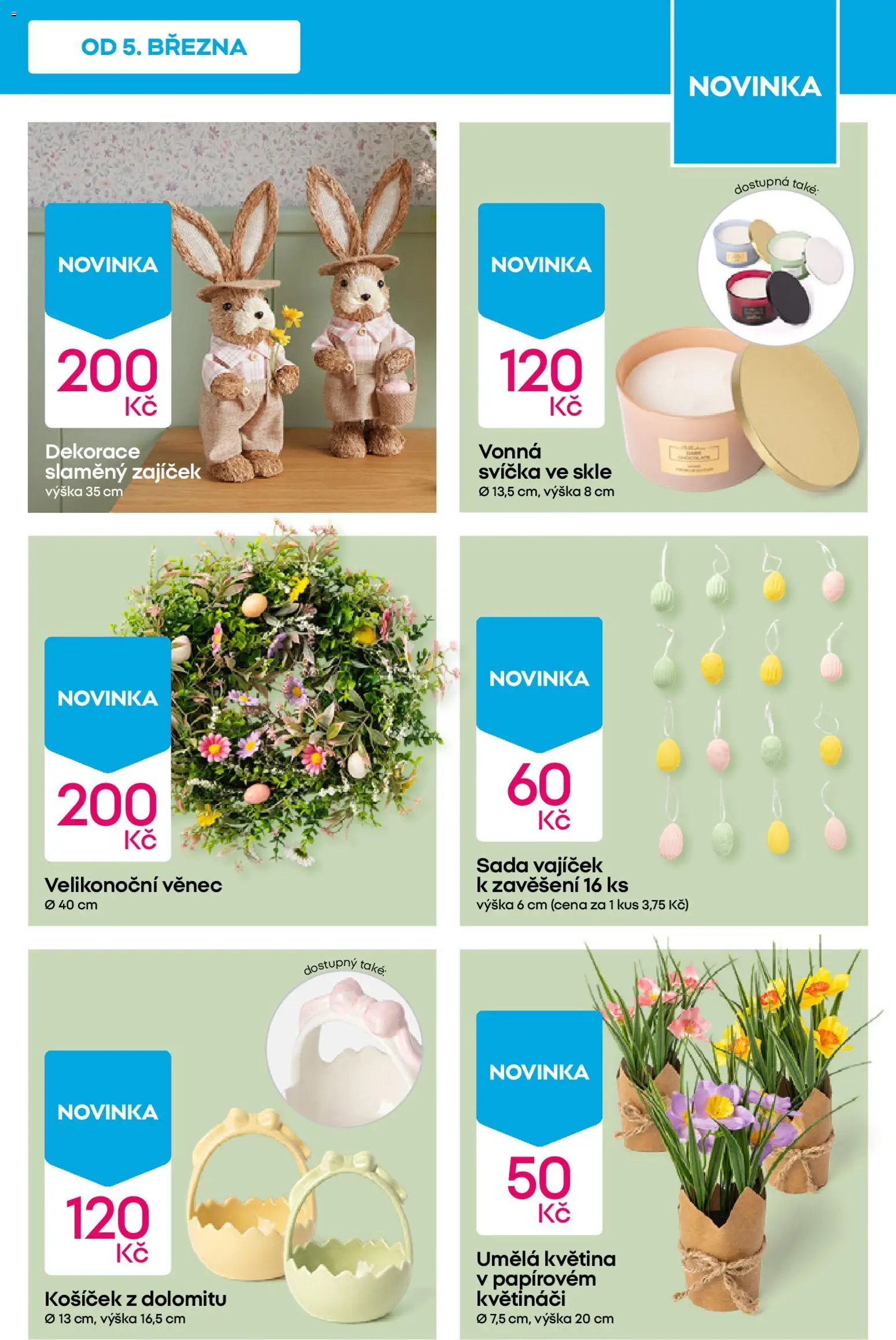 Pepco leták od 05.03.2026 | Strana: 9 | Produkty: Košíček, Svíčka, Dekorace