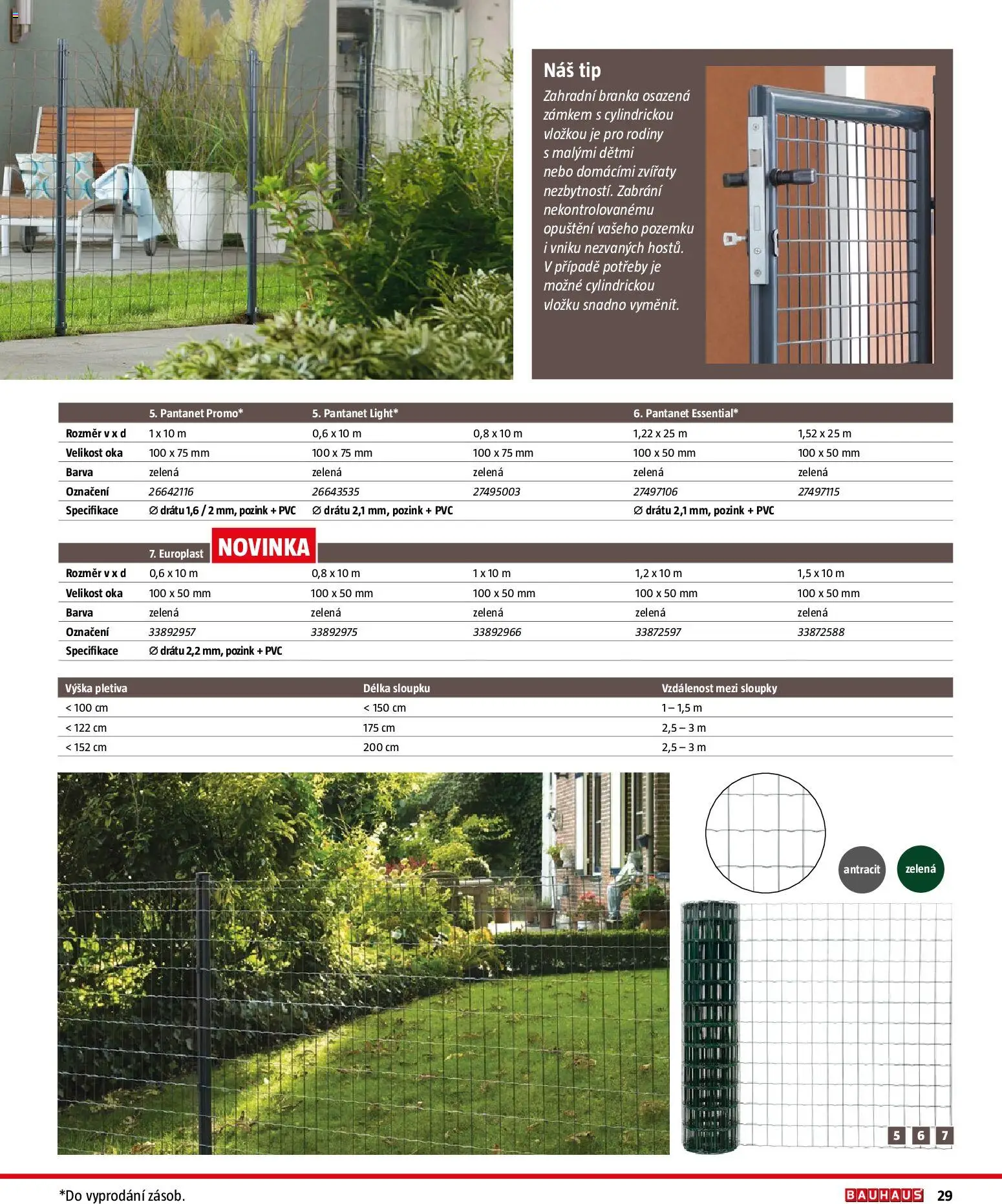 Bauhaus katalog Ploty a zahradní domky od 11.03.2026 | Strana: 29